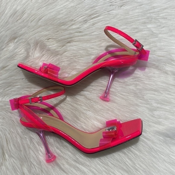 New Mach & Mach French Bow‎ Square toe sandal heel size 37EU - Picture 5 of 14